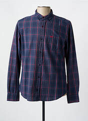 Chemise manches longues bleu TBS pour homme seconde vue