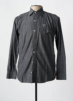 Chemise manches longues gris THALASSA pour homme
