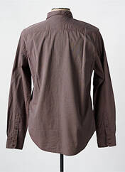 Chemise manches longues marron TBS pour homme seconde vue