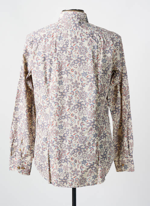 Chemise manches longues beige CARLOS CORDOBA pour homme