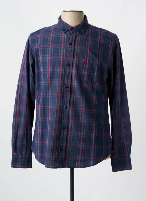 Chemise manches longues bleu TBS pour homme