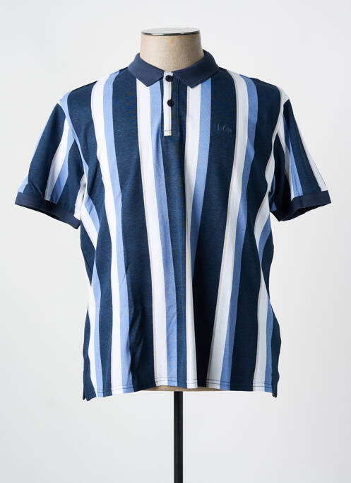 Polo bleu LEE COOPER pour homme