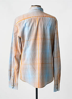 Chemise manches longues manches longues orange TBS homme