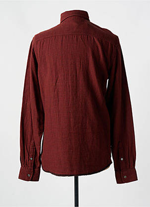 Chemise manches longues poches marron TIBET homme