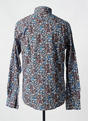 Chemise manches longues imprimé fleurs bleu CARLOS CORDOBA homme