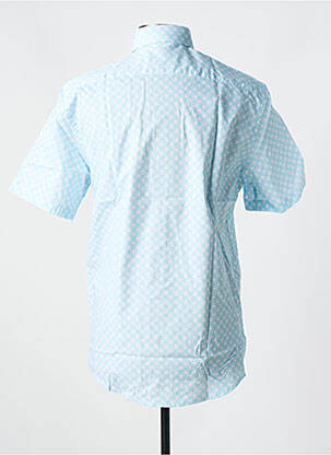 Chemise manches courtes imprimé fantaisie bleu CARLOS CORDOBA homme