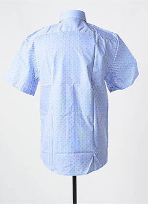 Chemise manches courtes imprimé fantaisie bleu CARLOS CORDOBA homme