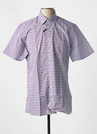 Chemise manches courtes poches rouge CHATEL homme