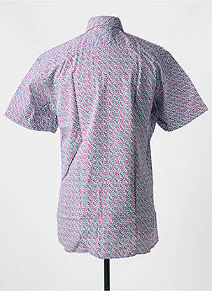 Chemise manches courtes poches rouge CHATEL homme