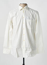 Chemise manches longues manches longues blanc JEAN CHATEL homme
