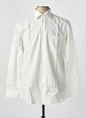 Chemise manches longues manches longues blanc JEAN CHATEL homme