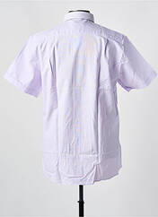 Chemise manches courtes violet CHATEL pour homme seconde vue
