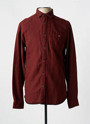 Chemise manches longues marron TIBET pour homme seconde vue