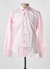 Chemise manches longues rose COTTON PARK pour homme seconde vue