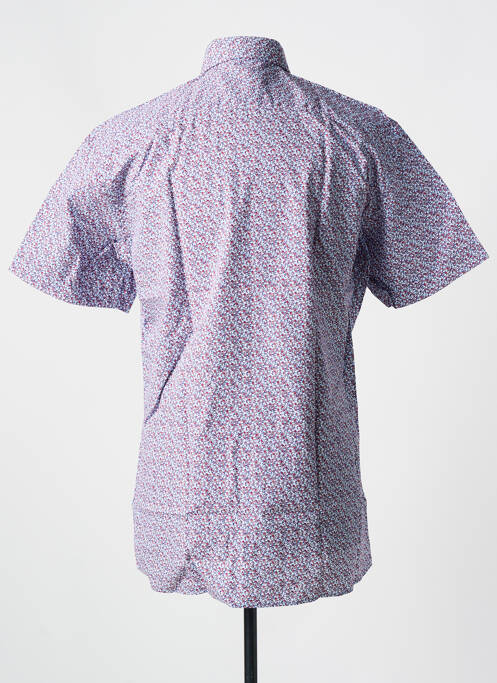 Chemise manches courtes poches rouge CHATEL homme