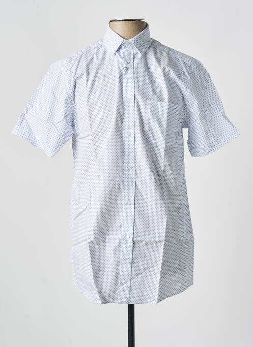 Chemise manches courtes bleu LOUIS VICTOR pour homme