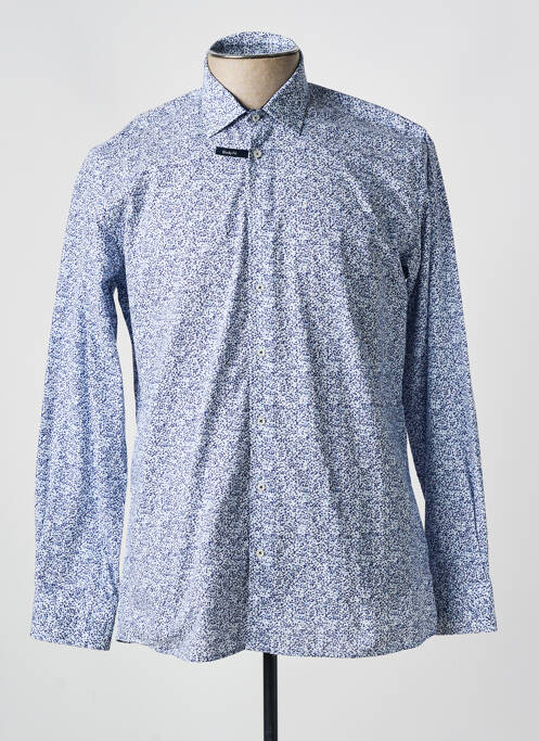 Chemise manches longues bleu CHATEL pour homme
