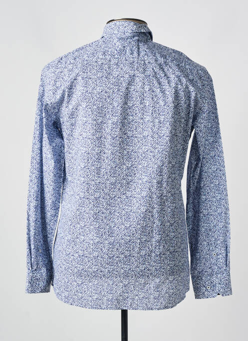 Chemise manches longues bleu CHATEL pour homme