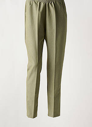 Jegging tissage chiné taille normale vert ATLANTA femme