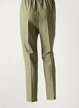 Jegging tissage chiné taille normale vert ATLANTA femme