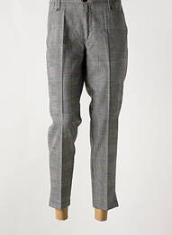 Pantalon 7/8 taille à pinces gris WALTRON femme