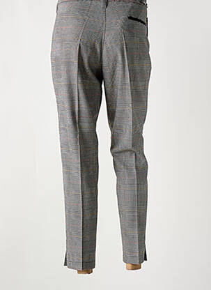 Pantalon 7/8 taille à pinces gris WALTRON femme