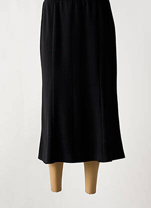 Jupe longue doublure noir IMPULSION femme