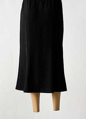 Jupe longue doublure noir IMPULSION femme