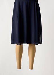Jupe mi-longue taille normale bleu GREGORY PAT femme