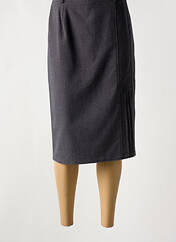 Jupe mi-longue gris PLURIELLES pour femme seconde vue