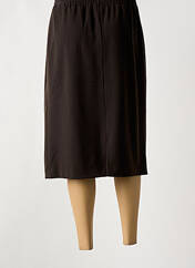 Jupe mi-longue marron IMPULSION pour femme seconde vue