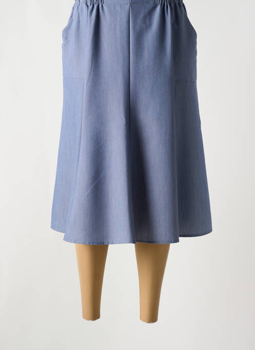 Jupe mi-longue bleu ATLANTA pour femme