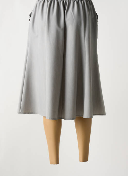 Jupe mi-longue gris ATLANTA pour femme