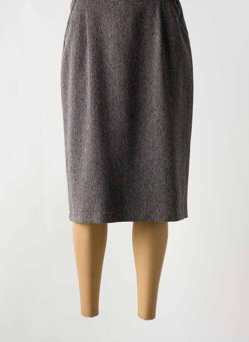Jupe mi-longue gris ENRICH'S FASHION pour femme