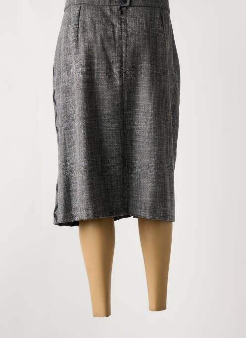 Jupe mi-longue gris IMPULSION femme