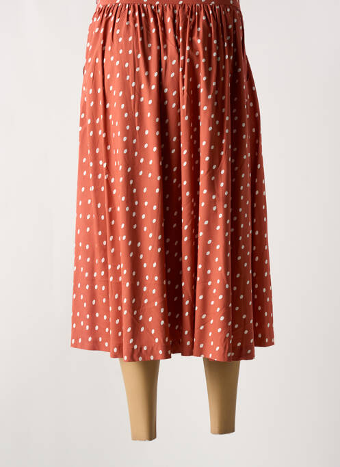 Jupe mi-longue orange LEE COOPER pour femme