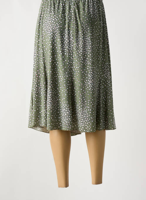 Jupe mi-longue vert OMC pour femme