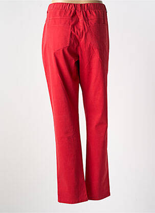 Jegging stretch taille normale rouge IMPULSION femme