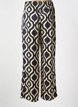 Pantalon droit taille élastique taille normale noir RENATTO BENE femme