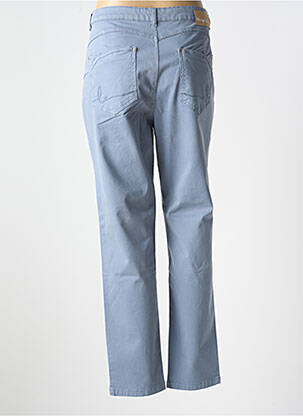 Pantalon slim tissage popeline taille normale bleu LOLA ESPELETA femme