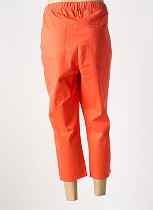 Pantacourt stretch taille normale orange IMPULSION femme