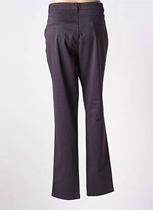 Pantalon chino tissage popeline taille normale violet TBS femme