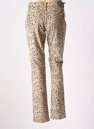 Pantalon slim stretch taille normale beige WALTRON femme