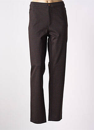 Pantalon slim stretch taille normale marron WALTRON femme