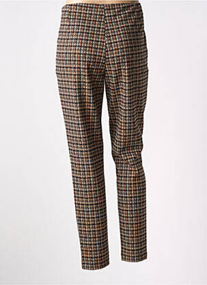 Pantalon 7/8 taille haute taille haute marron LCDN femme