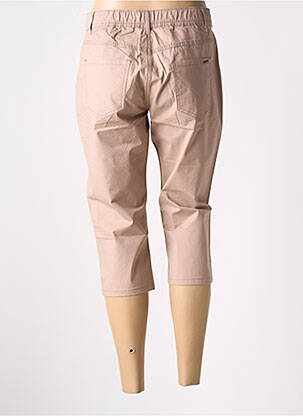Corsaire tissage popeline taille normale marron S.QUISE femme