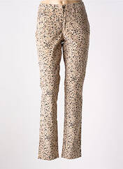 Pantalon slim beige WALTRON pour femme seconde vue