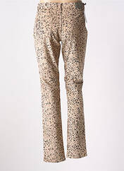 Pantalon slim beige WALTRON pour femme seconde vue