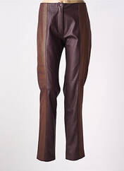 Pantalon slim marron IMPULSION pour femme seconde vue