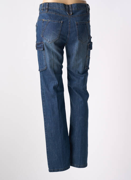 Jeans coupe slim stretch taille normale bleu LMA femme